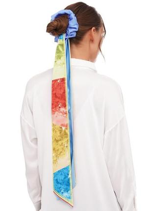 Стрічка твіллі + гумка, шарфик-краватка, шарф-стрічка my scarf1 фото