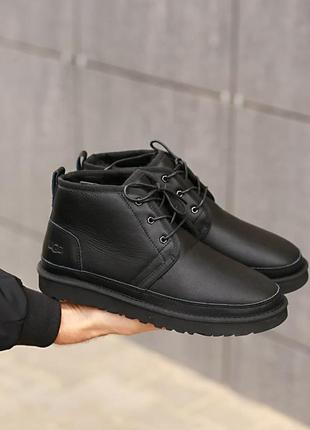Ugg neumel boots metallic black 🆕 шикарные мужские угги 🆕 купить наложенный платёж1 фото