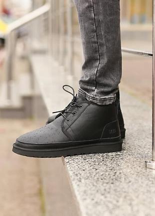 Ugg neumel boots metallic black 🆕 шикарные мужские угги 🆕 купить наложенный платёж6 фото