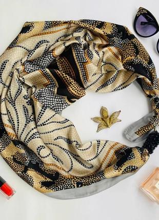 Дизайнерский платок "мозайка любви" от бренда my scarf, подарок женщине!