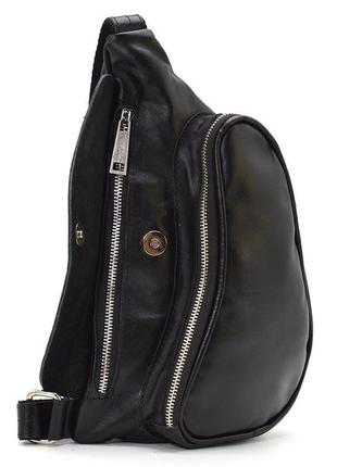 Рюкзак на одне плече із кінської шкіри ga-3025-3md бренд tarwa4 фото