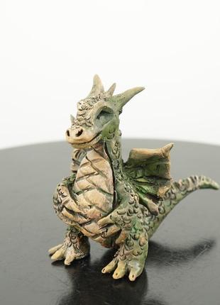 Дракон статуетка зелений дракончик символ 2024 подарунок сувенір dragon statuette