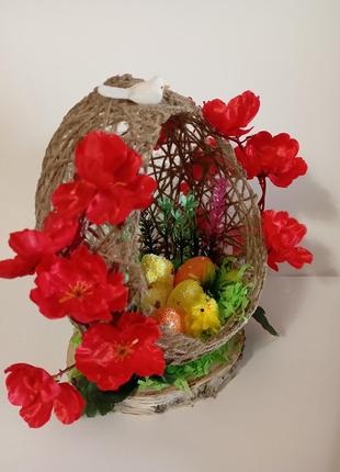 Пасхальная композиция,пасхальное декоративное яйцо3 фото