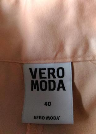 Штани чиносы vero moda легкі літні персикового кольору розмір l6 фото