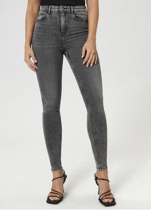 Джинсы 40 размер l, skinny, джеггинсы,брюки, штаны, скинни высокая посадка2 фото