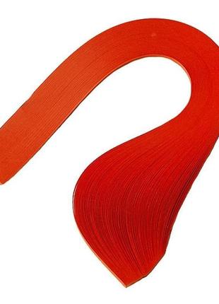 Папір для квілінгу (смужки) 3 мм, 160 г/м2, 100 шт. помаранчевий