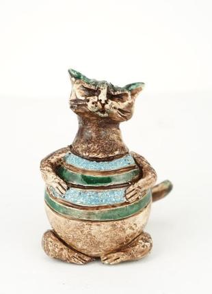 Статуетка кіт інтер'єрний cat figurine колекція коти