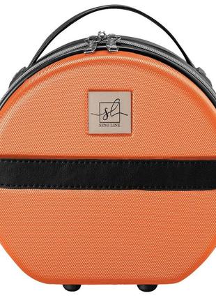 Бьюти кейс 5л abs-plastic semi line 5l orange/black (t5675-1)4 фото