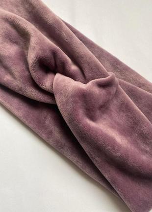 Сиреневая бархатная повязка для волос my scarf5 фото
