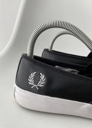 Fred perry оригинал брендовые слипоны лоферы кроссовки4 фото