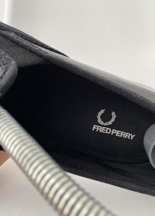 Fred perry оригинал брендовые слипоны лоферы кроссовки9 фото