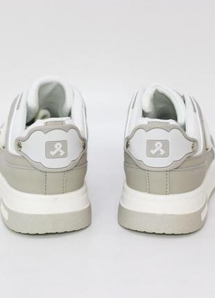 Молодіжні кросівки на плоскій підошві зі шнурками-канатиками сірий7 фото