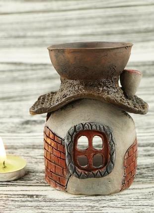 Будиночок аромалампа кераміка house aroma lamp ceramics для эфирных масел