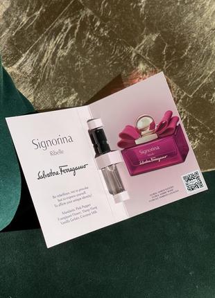 Тестер парфуму salvatore ferragamo signorina ribelle