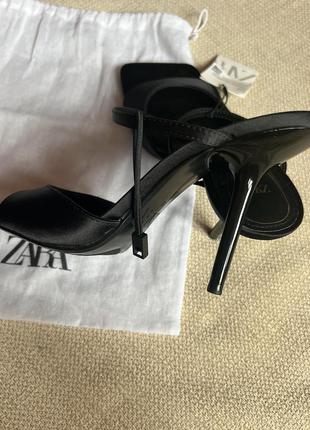 Черный модные босоножки zara2 фото