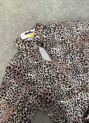 Костюм леопардовый с шортами и рубашкой