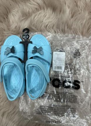 Крокси босоніжки босоножки оригінал метелики крокс crocs sandal c13 31 32