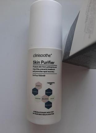 Лечебный спрей для лица clinisoothe+ skin purifier 100 мл