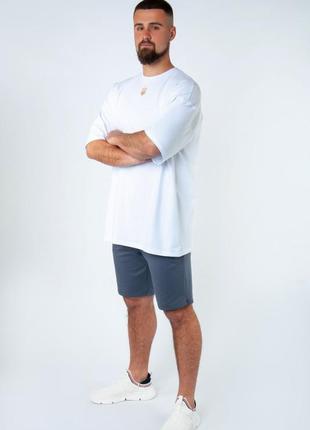 Качественные мужские шорты двунитка, бриджи для мужчин, спортивные шорты для мужчин4 фото