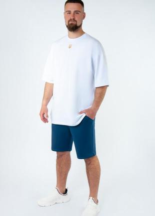 Качественные мужские шорты двунитка, бриджи для мужчин, спортивные шорты для мужчин5 фото