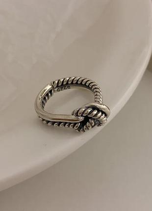 Мега-стильное кольцо кольца узелок s9251 фото