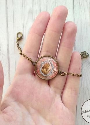 Браслет герб гриффиндора по мотивам гарри поттера