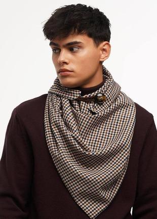 Стильний шарф двосторонній шарф з оригінальною застібкою, унісекс my scarf2 фото