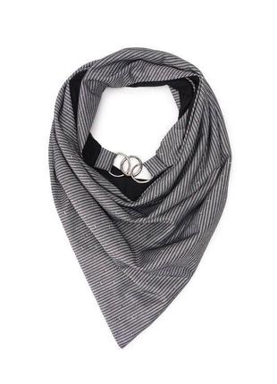 Теплий шарф my scarf двосторонній , унісекс з вкрапленнями малюнку2 фото