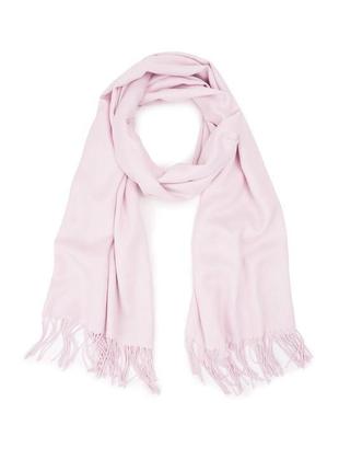 Шарф my scarf однотонний шарф, ніжного пудрового кольору кашемір2 фото