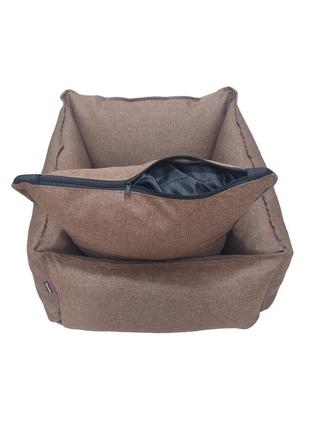 Автокрісло сумка-переноска лежак для собак тварин автомобільне перенесення 50 х 45...9 фото