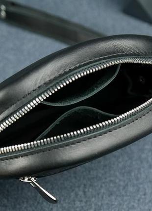 Кожаная мужская сумка "джек", итальянский краст, цвет черный6 фото
