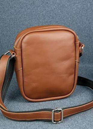 Кожаная мужская сумка "джек", кожа grand, цвет виски1 фото