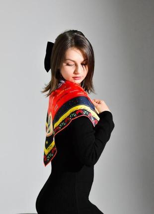 Авторская косынка-бандана  "мифология украины! +подарочная упаковка  my scarf4 фото