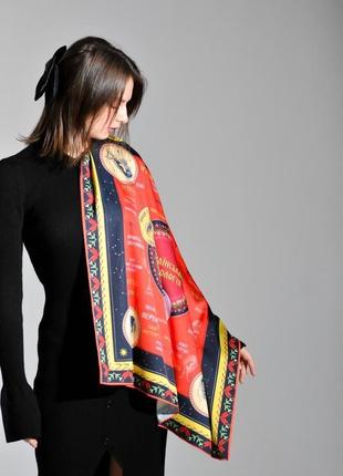 Авторська хустка "українська міфологія" подарункова упаковка my scarf4 фото