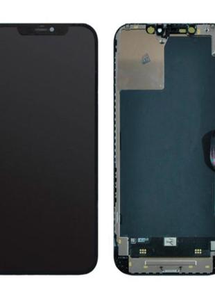 Iphone 12 pro max дисплей (екран) та сенсор (тачскрін) чорний original1 фото