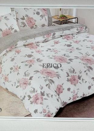 Комплект постельного белья сатин,цветочные принты3 фото