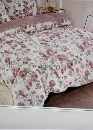 Комплект постельного белья сатин,цветочные принты2 фото