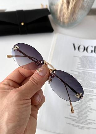 Сонцезахисні окуляри жіночі fendi хітові вузькі окуляри 2024