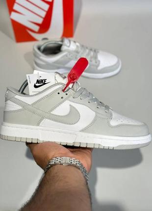 Кроссовки nike dunk low grey4 фото