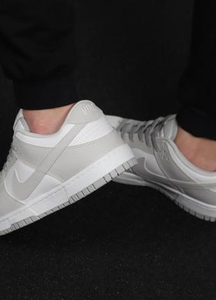 Кросівки nike dunk low grey10 фото