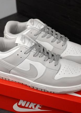 Кроссовки nike dunk low grey9 фото