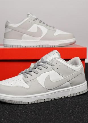 Кросівки nike dunk low grey5 фото