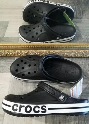 Крокс баябэнд клог детские черные crocs bayaband clog kids black