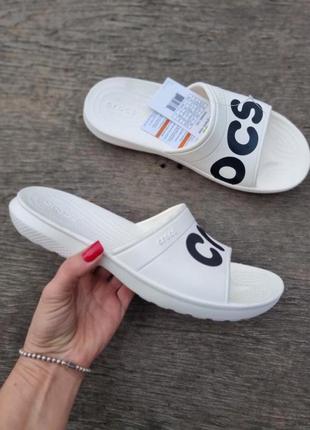 Шлепанцы crocs classic graphic slide 204465 white

м10-43/44-28/28.5см2 фото