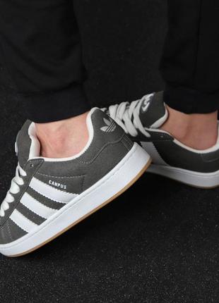 Кроссовки adidas campus grey8 фото