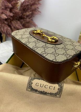 Gucci horsebit 1955 small brown10 фото