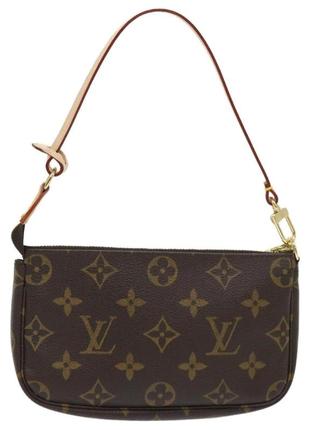 Louis vuitton mini pochette сумка клатч гаманець5 фото