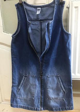 Сарафан джинсовий на дівчинку 12 років. 3
