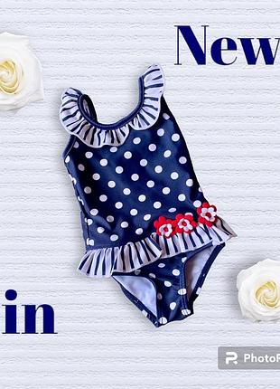 Купальник для самой маленькой девочки 0-3 мес.