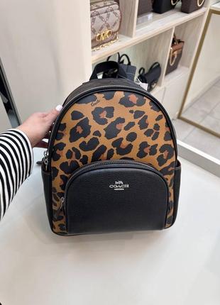 Рюкзак брендовый coach court medium backpack кожа оригинал на подарок2 фото